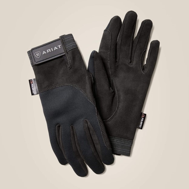 Ariat Unisex Insulated TEK Grip Gloves - Black