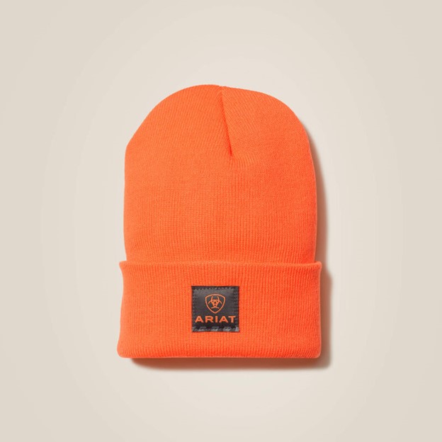 Ariat Rebar Watch Cap - Bright Orange