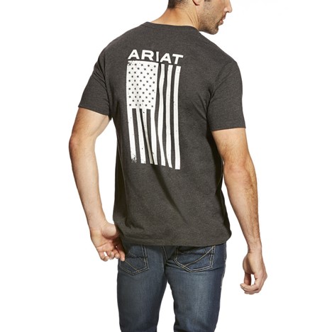 Ariat Freedom Graphic S/S Shirt - Charcoal Heather