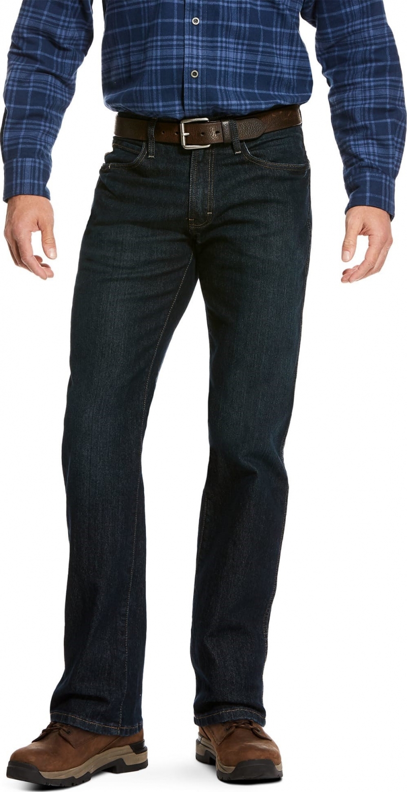 Ariat M2 Relaxed Fit Stackable Straight Leg ToughMax™ DuraStretch™ Rebar Jean - Blackstone