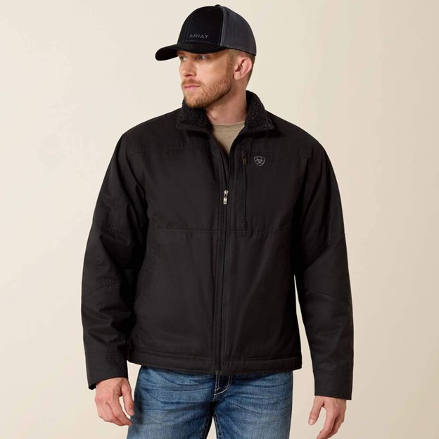 Ariat Grizzly Canvas Insulated Jacket - Black