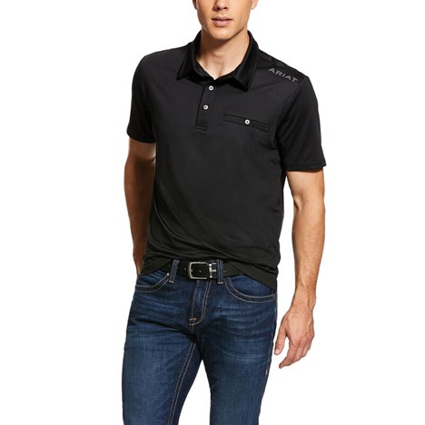 Ariat Norco Polo S/S Shirt - Black