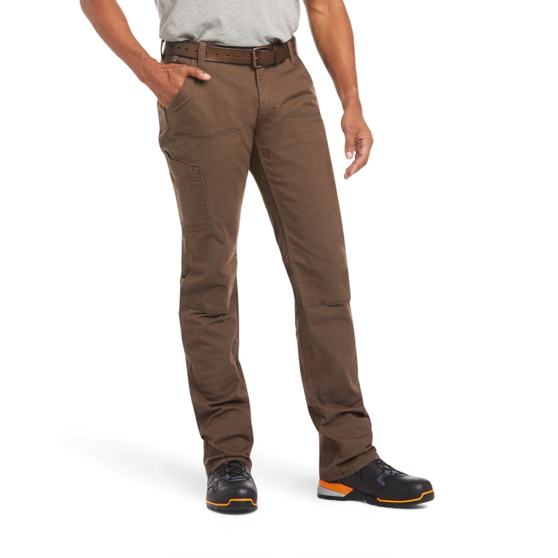 Ariat Relaxed Fit Straight Leg Rebar M4 Made Tough Durastretch Double Front Pant - Wren