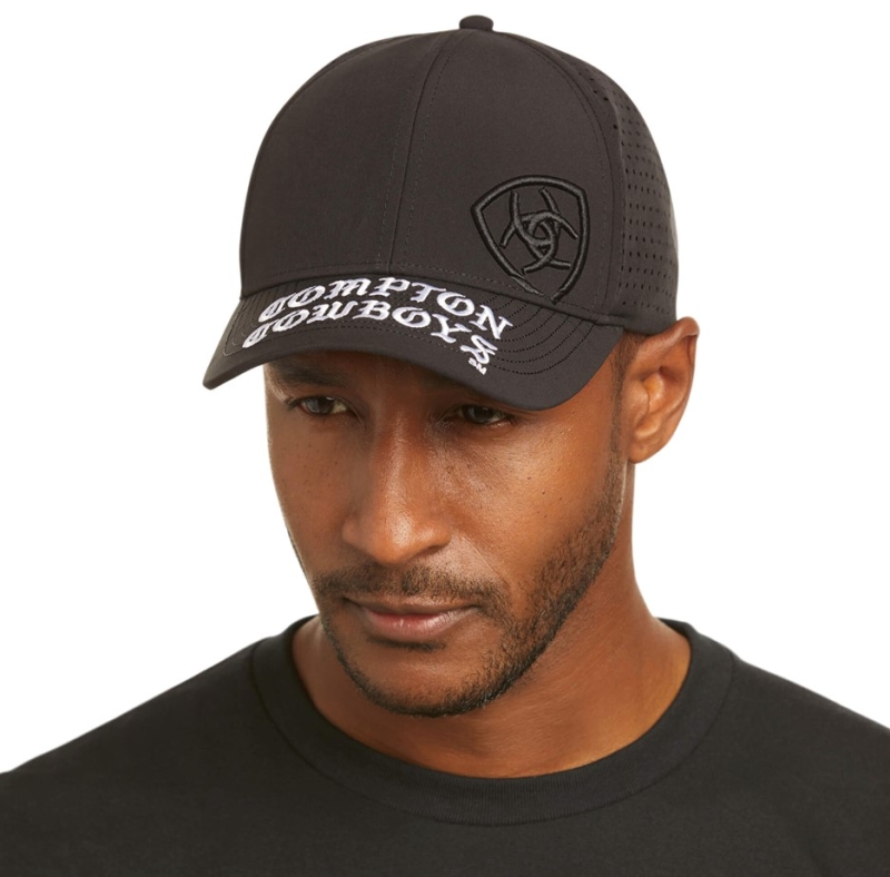 Ariat ADT Tri Factor Compton Cowboys Cap - Black