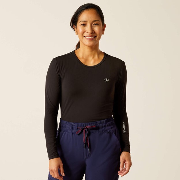 Ariat Women's Soft Touch Under Scrub Base Layer - Black