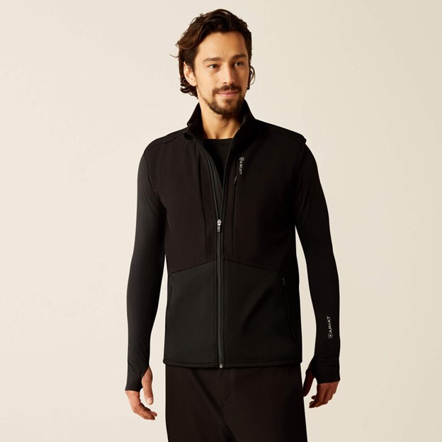 Ariat Galen Fleece Scrub Vest - Black