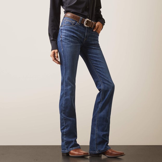 Ariat Women's R.E.A.L. Perfect Rise Leila Boot Cut Jean - Irvine