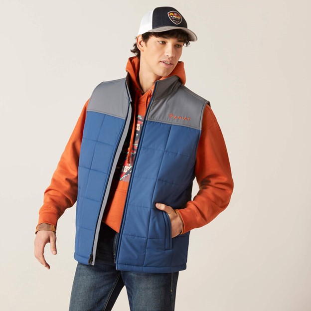 *SALE* LIMITED STOCK LEFT!! Ariat Crius Insulated Vest - Midsummer Night/ Rock Climb