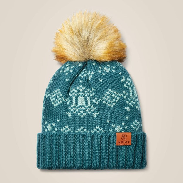 *SALE* LIMITED STOCK LEFT!! Ariat Patrona Beanie - Reflecting Pond/ Arctic