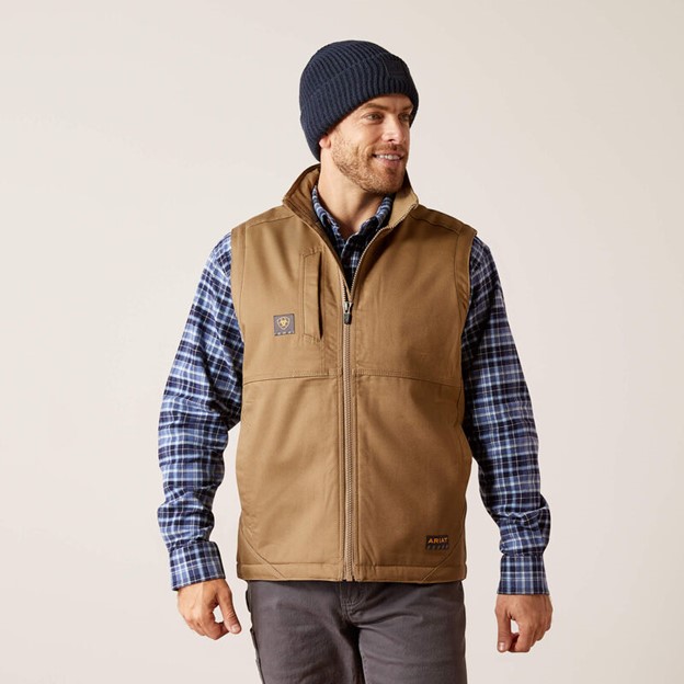 Ariat Rebar DuraCanvas Vest - Field Khaki