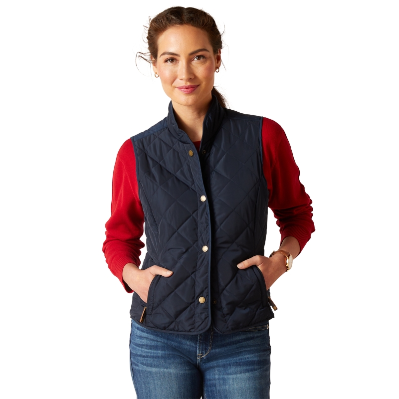*SALE* LIMITED SIZES AND AVAILABILITY !! Ariat Women's Woodside Vest - Navy