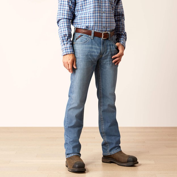 Ariat FR M5 Straight Fit DuraStretch DuraLight Owens Straight Leg Jean - Miramar