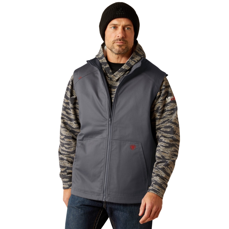 Ariat FR Basic Insulated Vest - Charcoal Grey