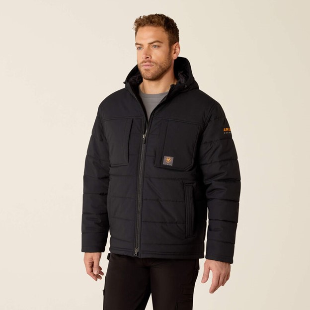 *SALE* LIMITED SIZES AND STOCK LEFT!! Rebar Winter Valiant Ripstop Insulated Jacket - Black