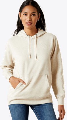 Ariat Women's Logo 2.0 Hoodie - Oatmeal Heather