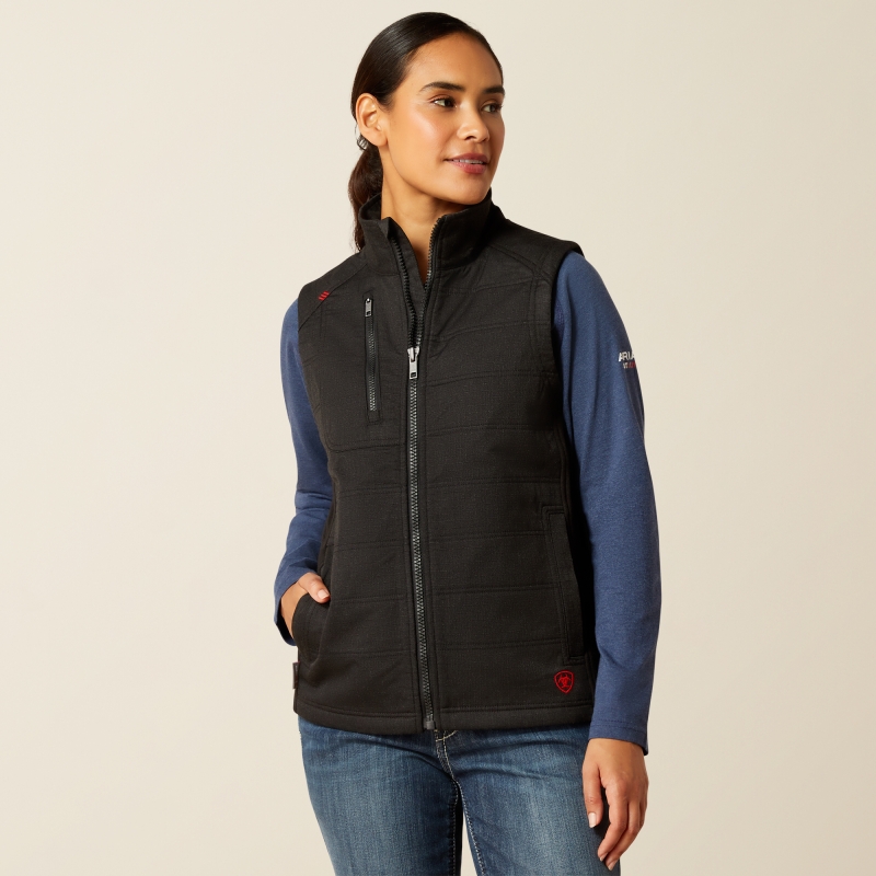 Ariat Women's FR Cloud 9 2.0 Insulated Vest - Black