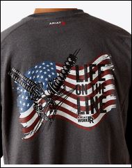 Ariat FR Air Lineman Crewneck L/S Shirt - Charcoal Heather