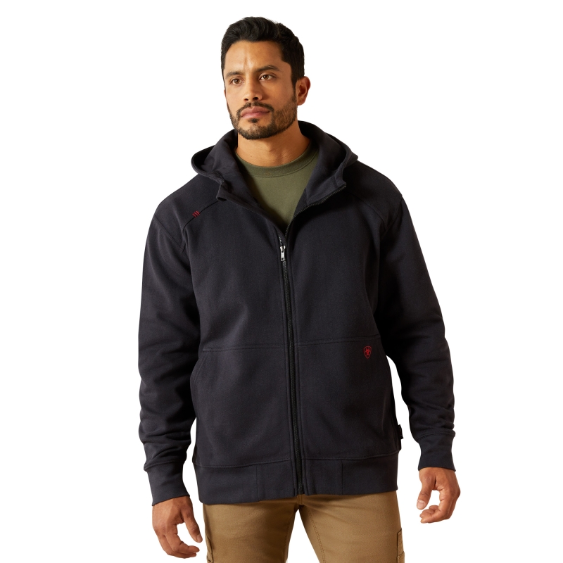 Ariat FR Durastretch™ Heavyweight Full Zip Hoodie - Black