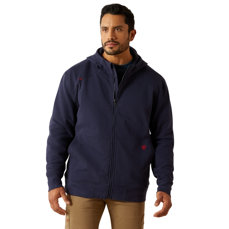 Ariat FR Durastretch™ Heavyweight Full Zip Hoodie - Navy