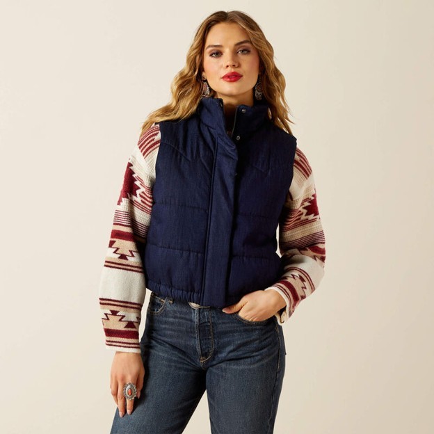 *Sale* LIMITED SIZES AND AVAILABILITY!! Ariat Women's Western Swirls Vest - Rinse