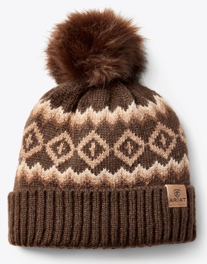 *SALE* LIMITED STOCK LEFT!! Ariat Women's Bristol Beanie - Chocolate Brown
