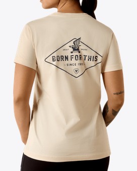 *SALE* LIMITED SIZES AND QUANTITIES !!  Ariat Women's Rebar Cotton Strong Anvil Logo S/S Shirt - Whisper Pink
