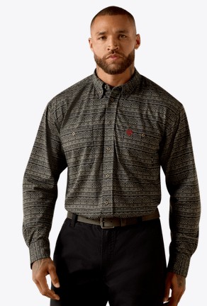 Ariat FR Airified Button Front L/S Work Shirt - Black