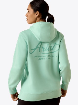 Ariat Women's Rebar Lightweight Graphic Hoodie - Lichen