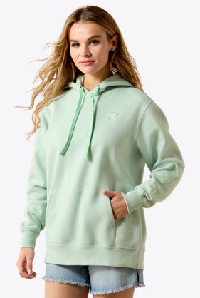 *SALE* LIMITED SIZES AND AVAILABILITY!! Ariat Women's Logo 2.0 Hoodie - Silt Green