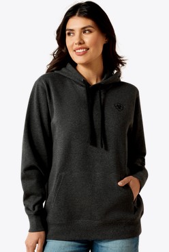 Ariat Women's Logo 2.0 Hoodie - Charcoal Heather