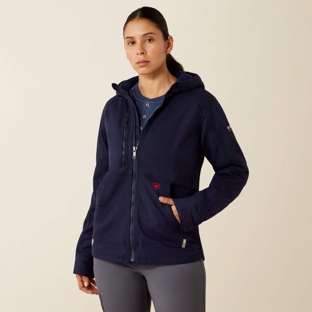 Ariat Women's FR Duralight Cordura Canvas Jacket - Navy