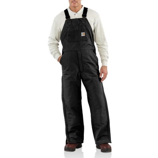 Carhartt FR Duck Bib Overall Quilt Lined