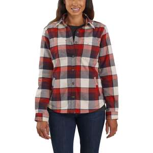 Carhartt Women's Rugged Flex Hamilton Fleece Lined Button Front L/S  Shirt