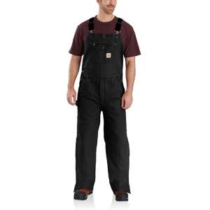Carhartt Quilt Lined Washed Duck Bib Overall