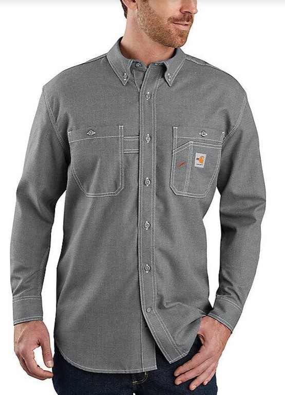 Carhartt FR Button Front Force Lightweight Performance Work Shirt