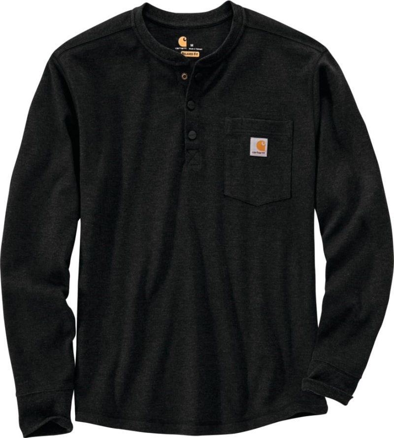 Carhartt Relaxed Fit Heavyweight Henley Pocket Thermal L/S Shirt