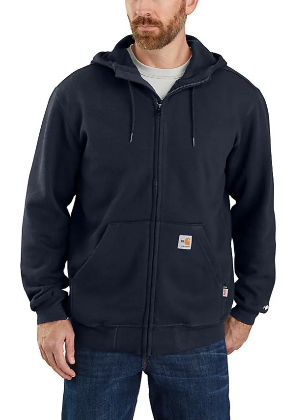 Carhartt FR Force Original Fit Midweight Hooded Zip-Front Sweatshirt