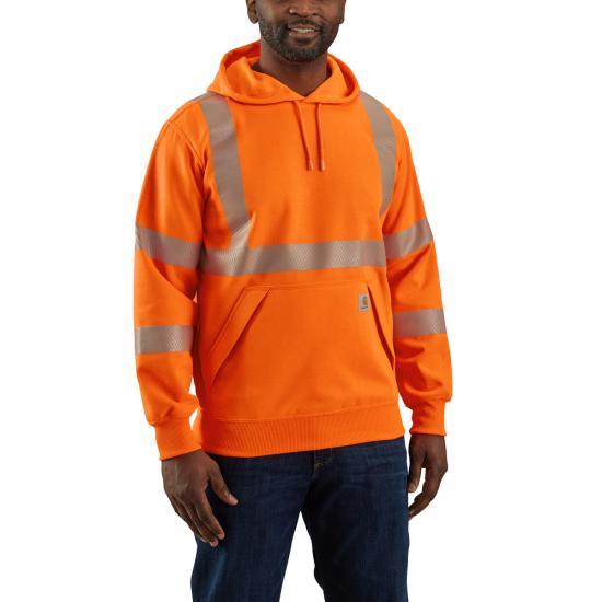 Carhartt Hi-Vis Class 3 Loose Fit Midweight Hooded Pullover Sweatshirt