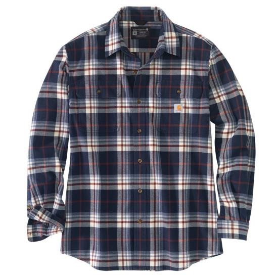 *SALE* ONLY 3XLT - 4XL LEFT!! Carhartt Loose Fit Heavyweight Plaid Flannel Button Front L/S Shirt