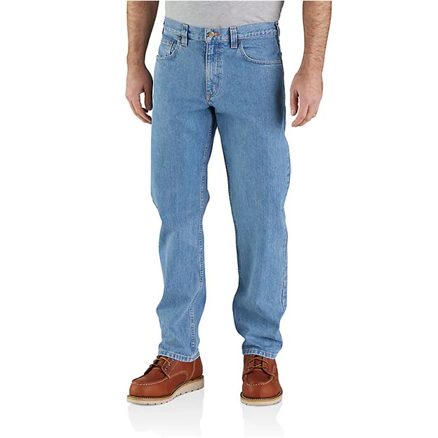 Carhartt Relaxed Fit Straight Leg 5-Pocket Jean- Cove