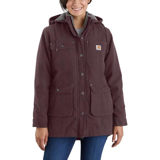 Carhartt Women's Loose Fit Washed Duck Insulated Coat