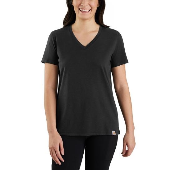 Carhartt Women's Relaxed Fit Lightweight V-Neck S/S Shirt