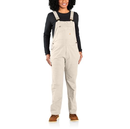 Carhartt Women's Rugged Flex® Loose Fit Canvas Bib Overall
