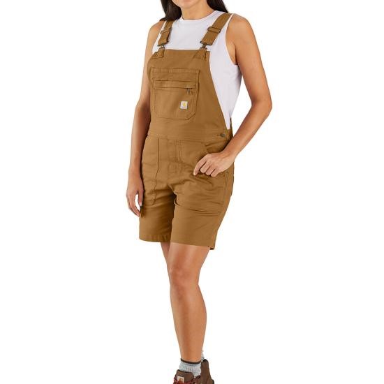 Carhartt Women's Rugged Flex Relaxed Fit Canvas Shortall