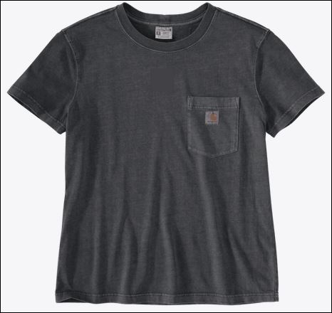 Carhartt Women's Relaxed Fit Midweight Garment Dye Pocket S/S Shirt