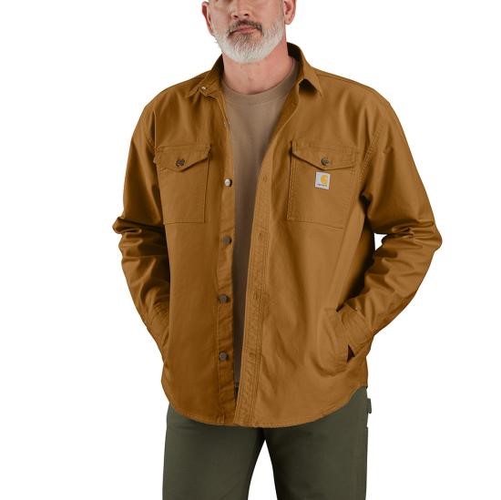 Carhartt Montana Rugged Flex Loose Fit Heavyweight Duck Shirt Jac