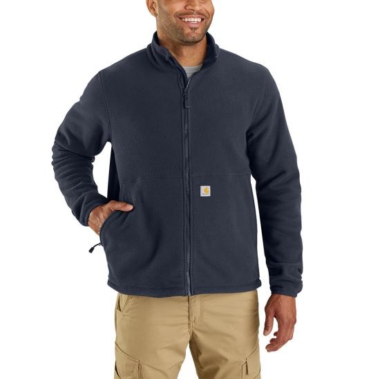 Carhartt Full-zip Relaxed Fit Mock Neck Fleece Jacket