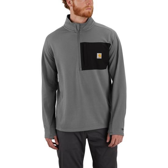 Carhartt Force® Relaxed Fit Mock Neck Half-Zip Shirt