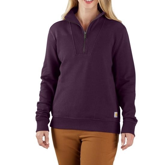 Carhartt Women's TENCEL Fiber Series Relaxed Fit Half-Zip Sweatshirt