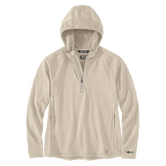 Carhartt Women's Force Relaxed Fit Half-Zip Hooded Shirt